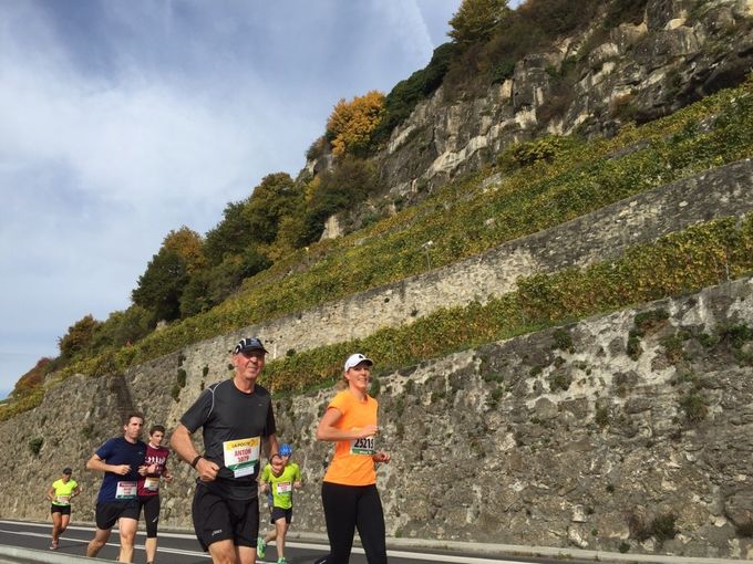 Lausanne Marathon mit Judith